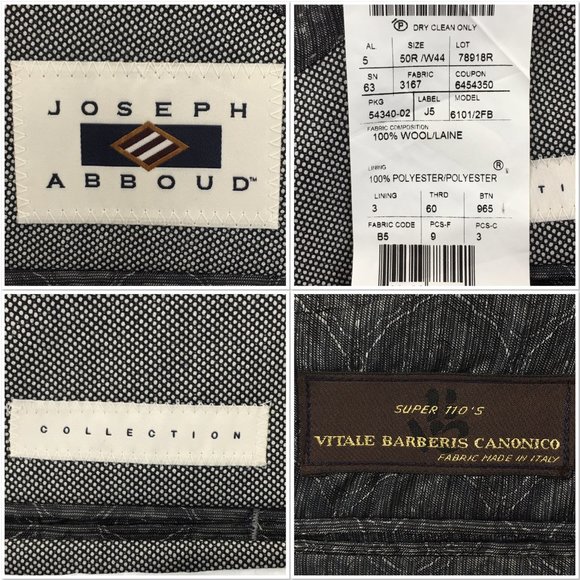 Joseph Abboud Men's Blazer Sport Coat Two Button Wool Sports Suit Jacket 50R Men - Picture 7 of 12